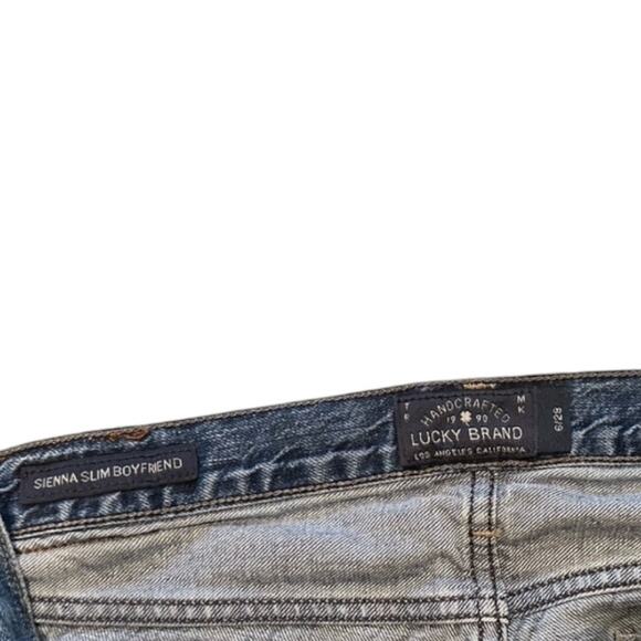 Lucky Brand Sienna Slim Boyfriend Distressed Jeans - Picture 4 of 9